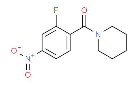 CAS No. 1457315-94-4, (2-Fluoro-4-nitrophenyl)(piperidin-1-yl)methanone