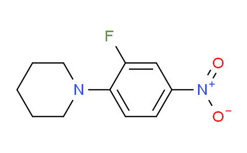 CAS No. 172967-04-3, (2-Fluoro-4-nitrophenyl)piperidine