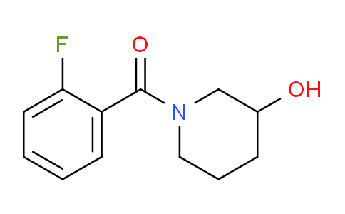 CAS No. 1146080-21-8, (2-Fluorophenyl)(3-hydroxypiperidin-1-yl)methanone