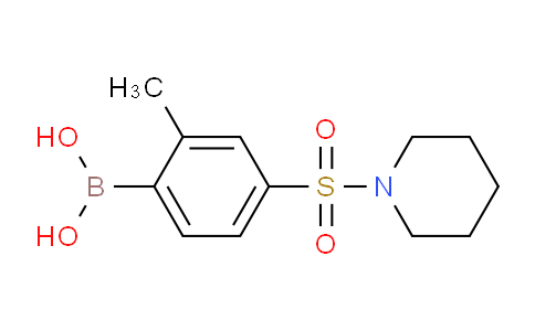 CAS No. 1217501-52-4, (2-Methyl-4-(piperidin-1-ylsulfonyl)phenyl)boronic acid