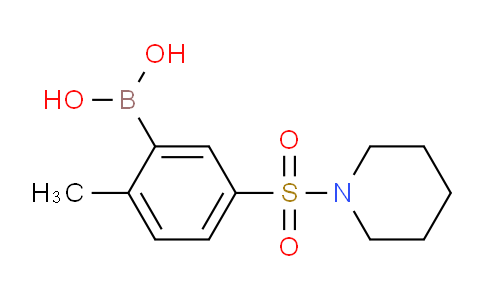 CAS No. 871333-00-5, (2-Methyl-5-(piperidin-1-ylsulfonyl)phenyl)boronic acid