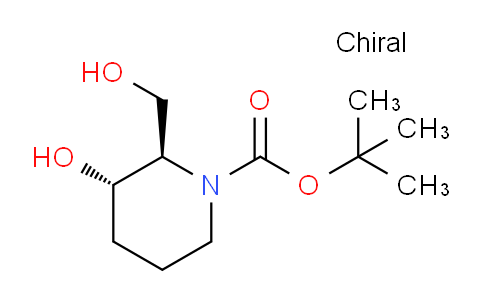CAS No. 831228-13-8, (2R,3S)-tert-Butyl 3-hydroxy-2-(hydroxymethyl)piperidine-1-carboxylate