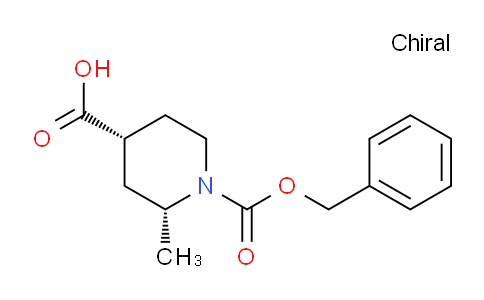 CAS No. 2059914-80-4, (2R,4R)-1-((Benzyloxy)carbonyl)-2-methylpiperidine-4-carboxylic acid