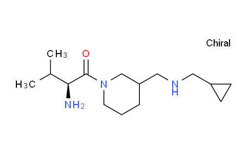 CAS No. 1354025-65-2, (2S)-2-Amino-1-(3-(((cyclopropylmethyl)amino)methyl)piperidin-1-yl)-3-methylbutan-1-one