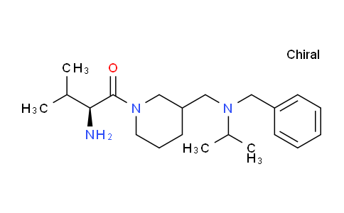 CAS No. 1354024-35-3, (2S)-2-Amino-1-(3-((benzyl(isopropyl)amino)methyl)piperidin-1-yl)-3-methylbutan-1-one