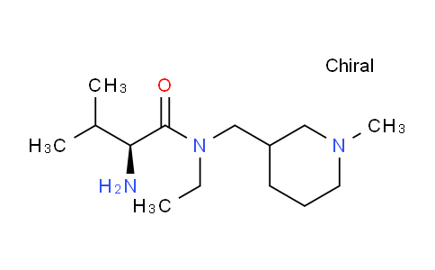CAS No. 1354028-45-7, (2S)-2-Amino-N-ethyl-3-methyl-N-((1-methylpiperidin-3-yl)methyl)butanamide