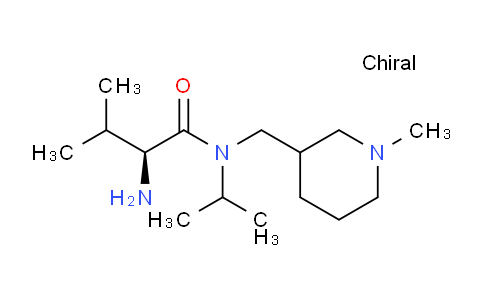CAS No. 1354032-82-8, (2S)-2-Amino-N-isopropyl-3-methyl-N-((1-methylpiperidin-3-yl)methyl)butanamide