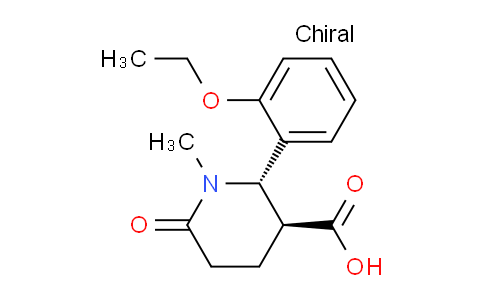 CAS No. 1391468-33-9, (2S,3S)-2-(2-Ethoxyphenyl)-1-methyl-6-oxopiperidine-3-carboxylic acid