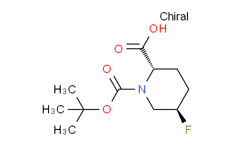 CAS No. 2165534-63-2, (2S,5R)-1-(tert-Butoxycarbonyl)-5-fluoropiperidine-2-carboxylic acid