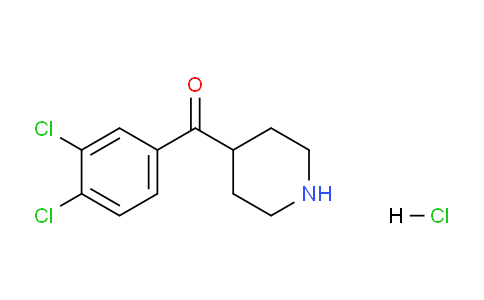 CAS No. 64638-17-1, (3,4-Dichlorophenyl)(piperidin-4-yl)methanone hydrochloride