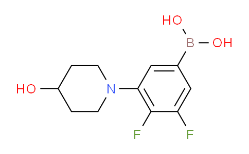 CAS No. 1704068-71-2, (3,4-difluoro-5-(4-hydroxypiperidin-1-yl)phenyl)boronic acid