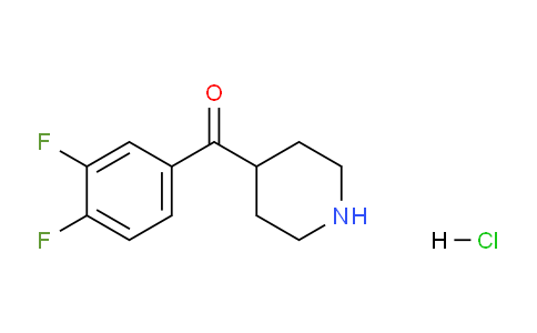 CAS No. 140235-26-3, (3,4-Difluorophenyl)(piperidin-4-yl)methanone hydrochloride