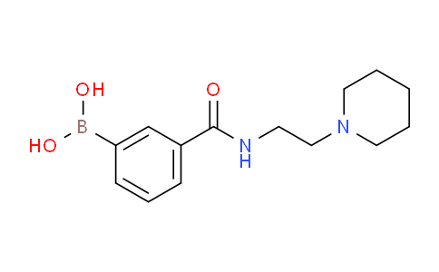 CAS No. 1072946-54-3, (3-((2-(Piperidin-1-yl)ethyl)carbamoyl)phenyl)boronic acid
