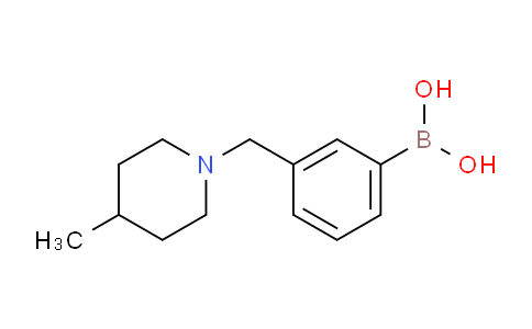 CAS No. 1332746-94-7, (3-((4-methylpiperidin-1-yl)methyl)phenyl)boronic acid