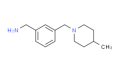 CAS No. 690632-06-5, (3-((4-Methylpiperidin-1-yl)methyl)phenyl)methanamine