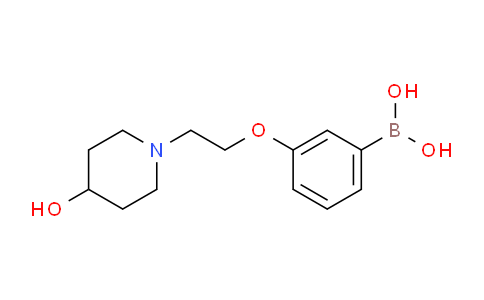 CAS No. 1704063-52-4, (3-(2-(4-hydroxypiperidin-1-yl)ethoxy)phenyl)boronic acid