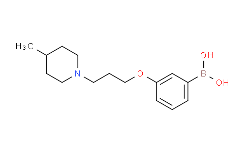 CAS No. 1704063-54-6, (3-(3-(4-methylpiperidin-1-yl)propoxy)phenyl)boronic acid