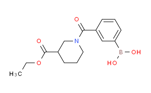 CAS No. 1218790-81-8, (3-(3-(Ethoxycarbonyl)piperidine-1-carbonyl)phenyl)boronic acid
