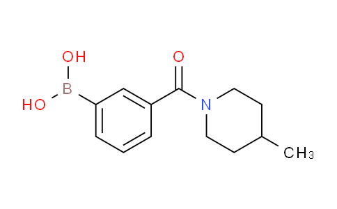 CAS No. 850567-30-5, (3-(4-Methylpiperidine-1-carbonyl)phenyl)boronic acid