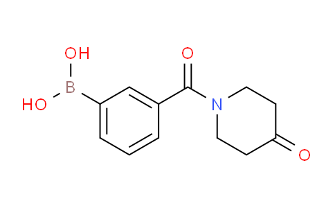 CAS No. 850567-32-7, (3-(4-Oxopiperidine-1-carbonyl)phenyl)boronic acid