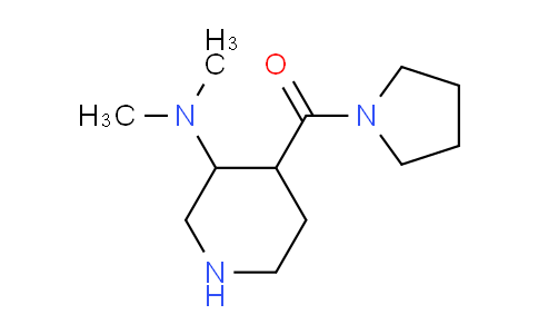 CAS No. 1706447-52-0, (3-(Dimethylamino)piperidin-4-yl)(pyrrolidin-1-yl)methanone