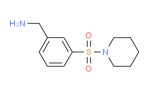 CAS No. 848813-81-0, (3-(Piperidin-1-ylsulfonyl)phenyl)methanamine