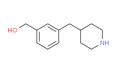 CAS No. 1350659-76-5, (3-(Piperidin-4-ylmethyl)phenyl)methanol