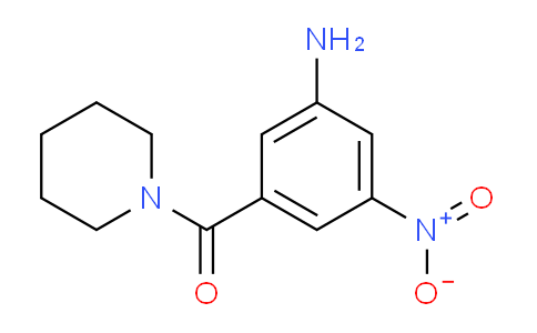 CAS No. 696631-19-3, (3-Amino-5-nitrophenyl)(piperidin-1-yl)methanone