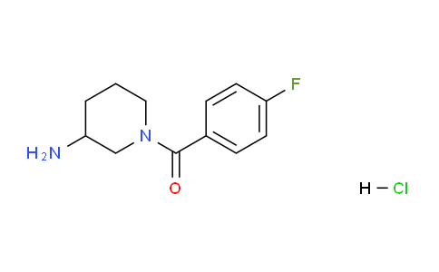 CAS No. 1158262-15-7, (3-Aminopiperidin-1-yl)(4-fluorophenyl)methanone hydrochloride