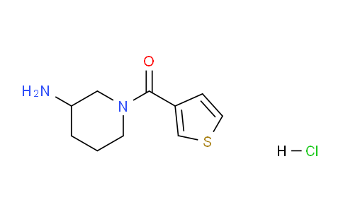 CAS No. 1185316-70-4, (3-Aminopiperidin-1-yl)(thiophen-3-yl)methanone hydrochloride