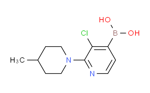 CAS No. 1704063-47-7, (3-chloro-2-(4-methylpiperidin-1-yl)pyridin-4-yl)boronic acid