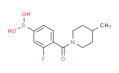 CAS No. 1449132-53-9, (3-fluoro-4-(4-methylpiperidine-1-carbonyl)phenyl)boronic acid