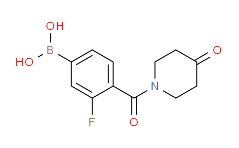 CAS No. 1704069-68-0, (3-fluoro-4-(4-oxopiperidine-1-carbonyl)phenyl)boronic acid