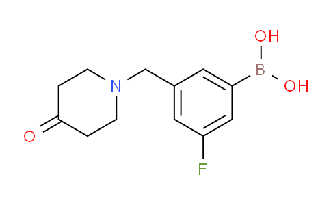 CAS No. 1704063-68-2, (3-fluoro-5-((4-oxopiperidin-1-yl)methyl)phenyl)boronic acid
