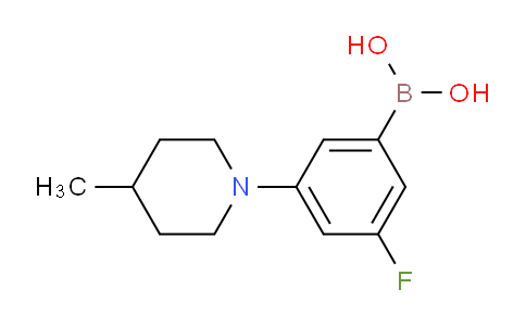 CAS No. 1704074-44-1, (3-fluoro-5-(4-methylpiperidin-1-yl)phenyl)boronic acid