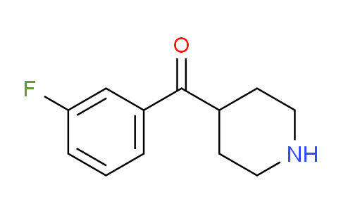 CAS No. 639468-63-6, (3-Fluorophenyl)(piperidin-4-yl)methanone