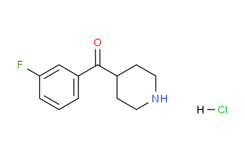 CAS No. 1558734-88-5, (3-Fluorophenyl)(piperidin-4-yl)methanone hydrochloride