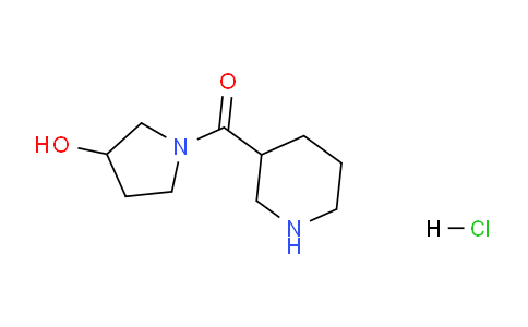 CAS No. 1220028-39-6, (3-Hydroxypyrrolidin-1-yl)(piperidin-3-yl)methanone hydrochloride