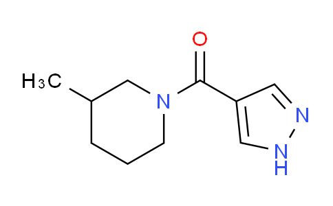 CAS No. 1154383-25-1, (3-Methylpiperidin-1-yl)(1H-pyrazol-4-yl)methanone