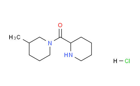 CAS No. 1236263-41-4, (3-Methylpiperidin-1-yl)(piperidin-2-yl)methanone hydrochloride