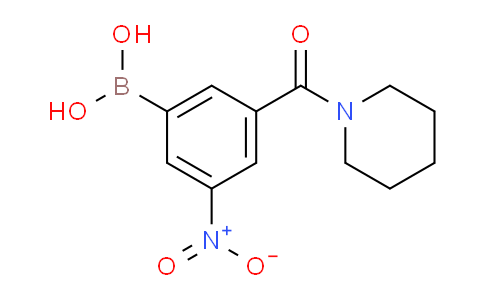 CAS No. 871332-78-4, (3-Nitro-5-(piperidine-1-carbonyl)phenyl)boronic acid