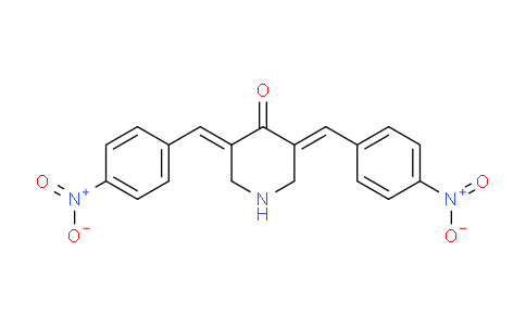 CAS No. 919091-63-7, (3E,5E)-3,5-Bis(4-nitrobenzylidene)piperidin-4-one