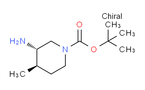 CAS No. 1290191-78-4, (3S,4R)-tert-Butyl 3-amino-4-methylpiperidine-1-carboxylate