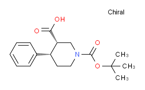 CAS No. 197900-77-9, (3S,4S)-1-(tert-Butoxycarbonyl)-4-phenylpiperidine-3-carboxylic acid