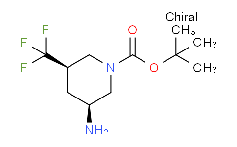 CAS No. 1312810-30-2, (3S,5R)-tert-Butyl 3-amino-5-(trifluoromethyl)piperidine-1-carboxylate