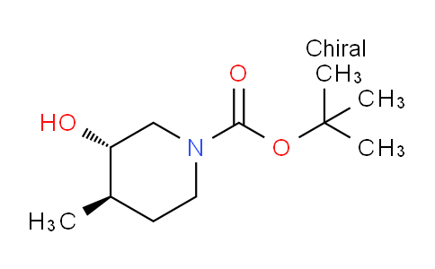 CAS No. 176966-87-3, (3S,trans)-tert-Butyl 3-hydroxy-4-methylpiperidine-1-carboxylate