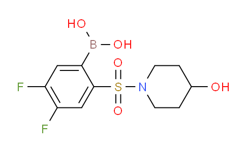 CAS No. 1704069-01-1, (4,5-difluoro-2-((4-hydroxypiperidin-1-yl)sulfonyl)phenyl)boronic acid