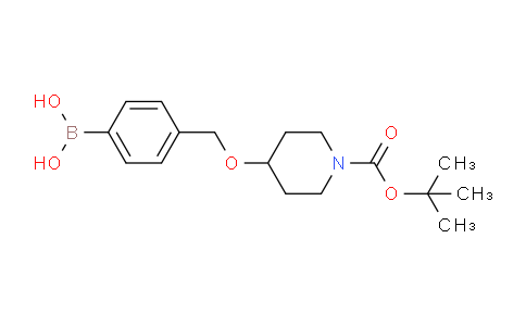 CAS No. 1224449-13-1, (4-(((1-(tert-butoxycarbonyl)piperidin-4-yl)oxy)methyl)phenyl)boronic acid