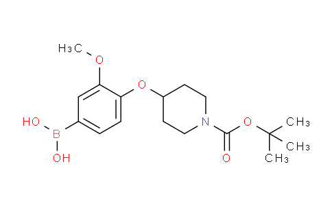 CAS No. 1072946-30-5, (4-((1-(tert-Butoxycarbonyl)piperidin-4-yl)oxy)-3-methoxyphenyl)boronic acid