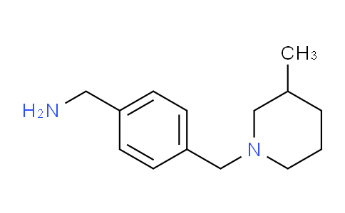 CAS No. 923137-50-2, (4-((3-Methylpiperidin-1-yl)methyl)phenyl)methanamine